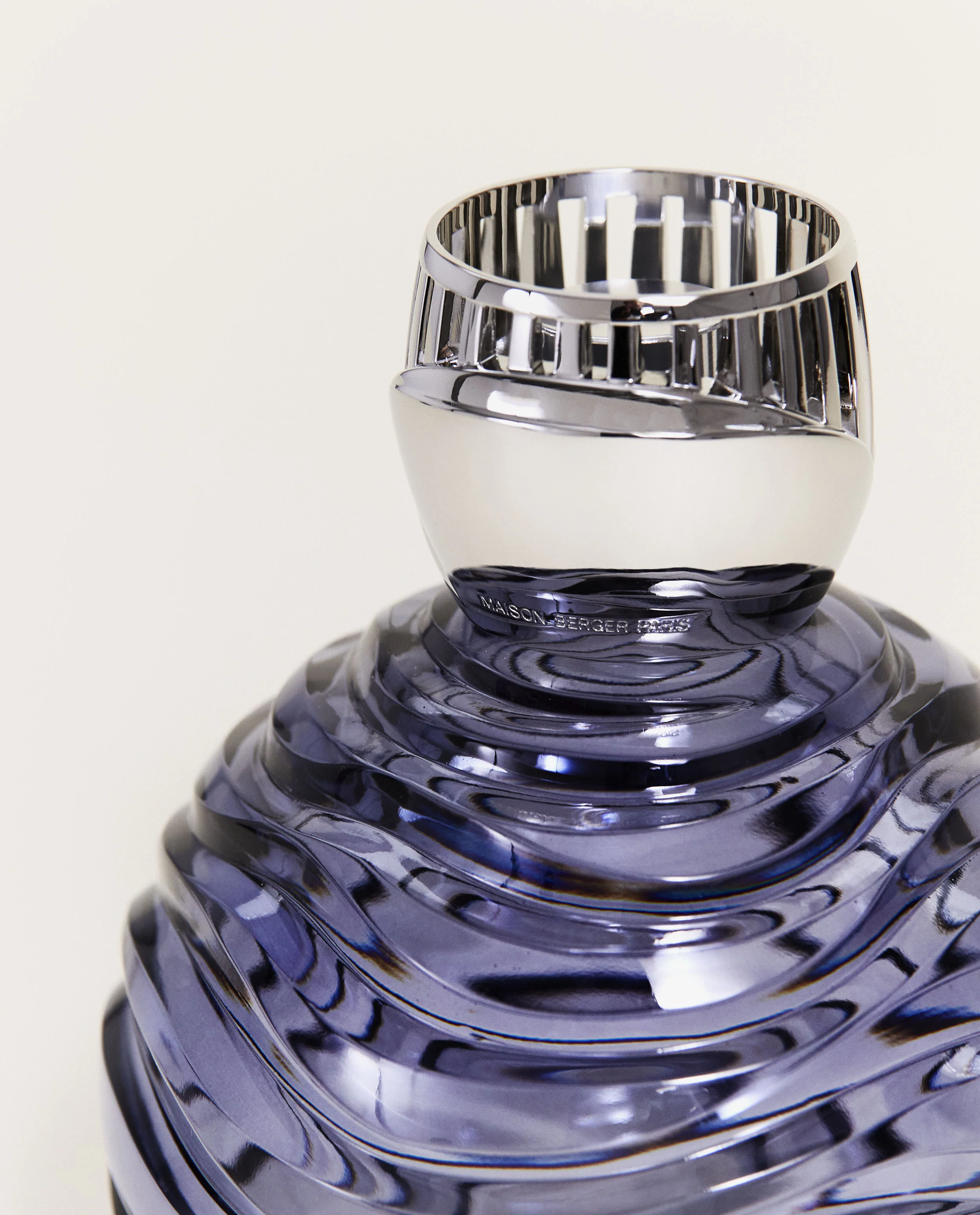 Edition d'Art Lampe Berger Crystal Globe Grise - Image 2