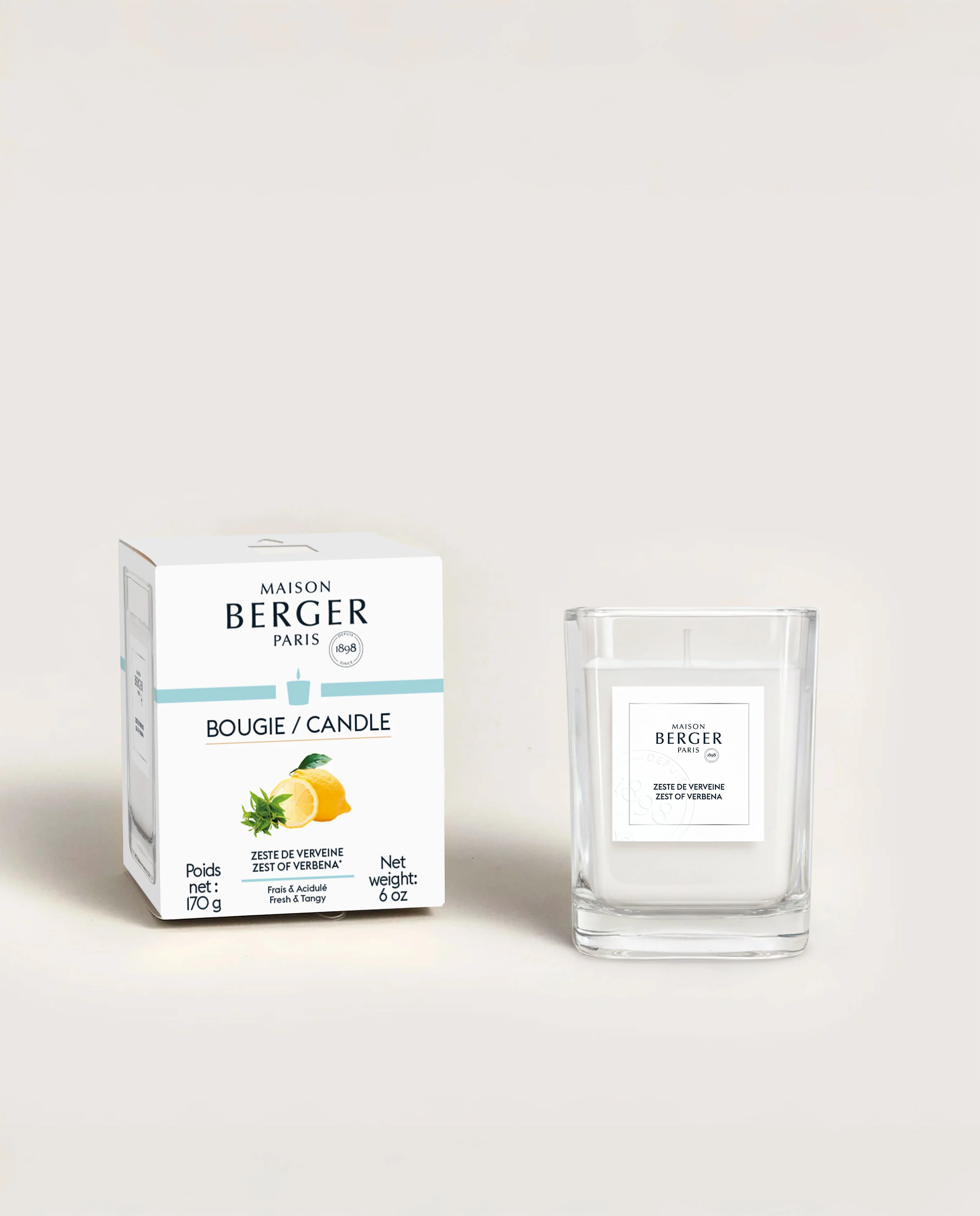 Geurkaars Zeste de Verveine 170g - Image 2