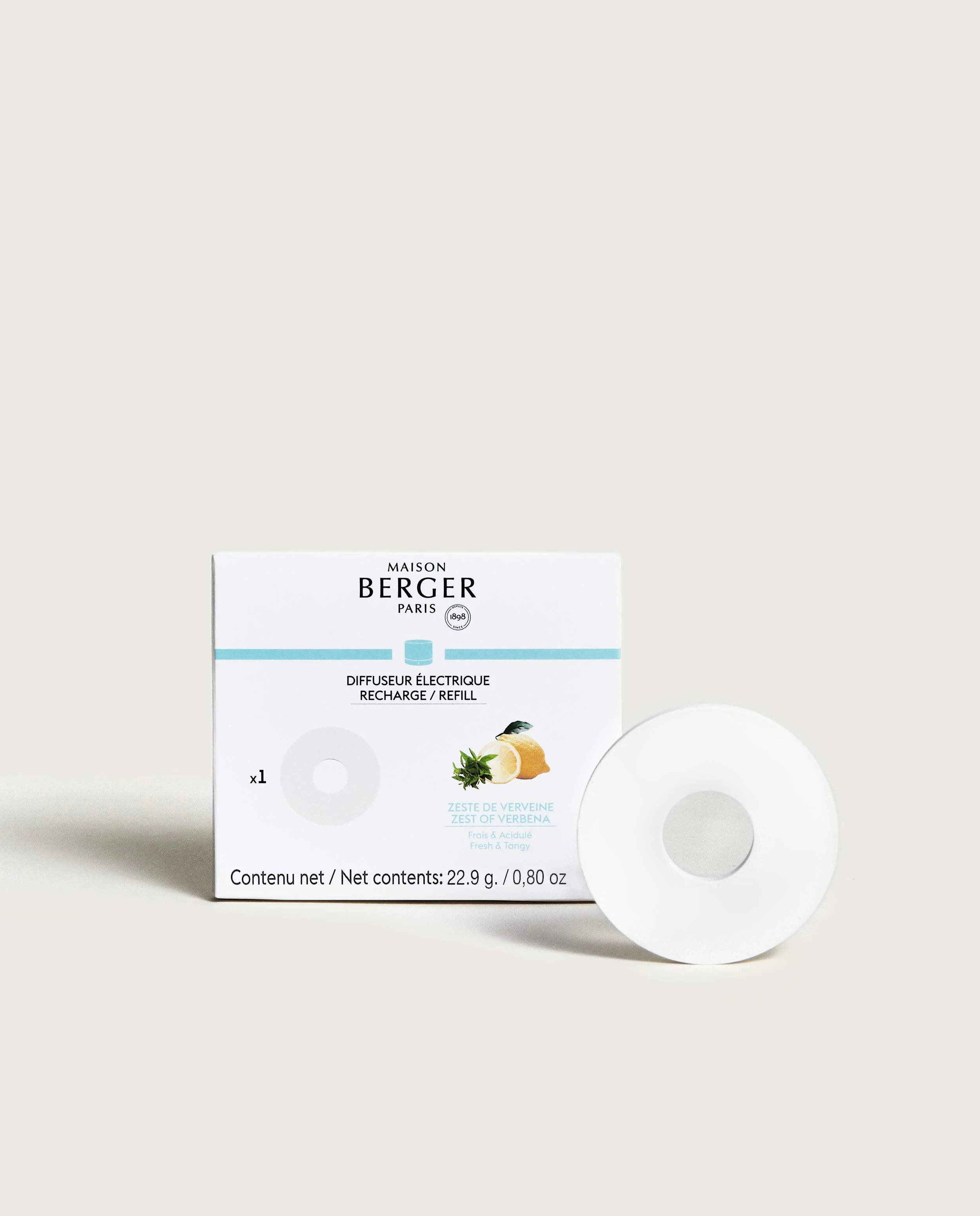 Navulling Nomad elektrische parfumdiffuser Zeste de Verveine